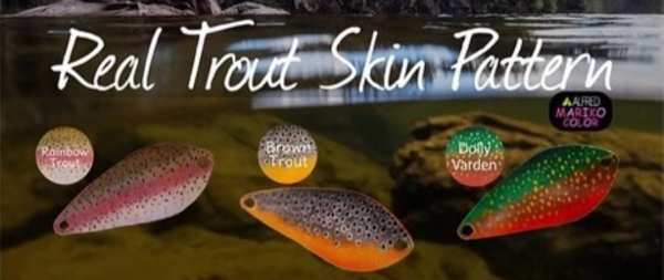 Alfred Spoon 2,5g - Real Trout Skin Pattern Ltd Set