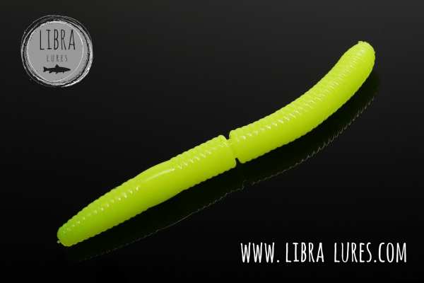 LIBRA Lures Fatty D’Worm 65 mm #006 Hot Yellow Limited Edition - Garlic