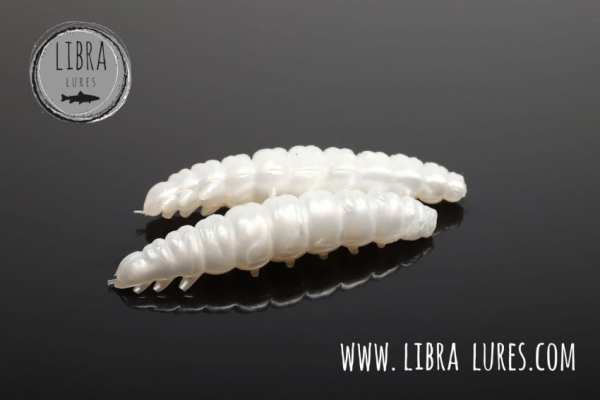 Libra Lures Larva 35 mm #004 Silver Pearl - Cheese