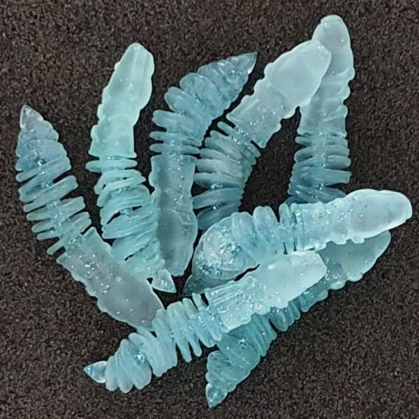 Area Trout Lures - Vesp - Silikon Blau - Bubble Gum 55 mm
