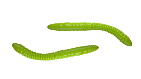 Libra Lures Fatty D´Worm Tournament 55mm - #027 Apple Green - Cheese