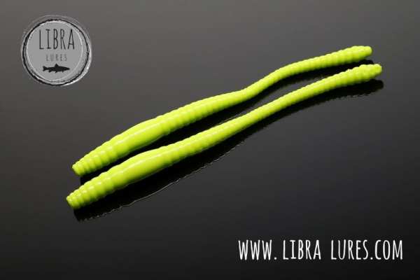 LIBRA Lures Dying Worm 70 mm #027 Apple Green - Cheese