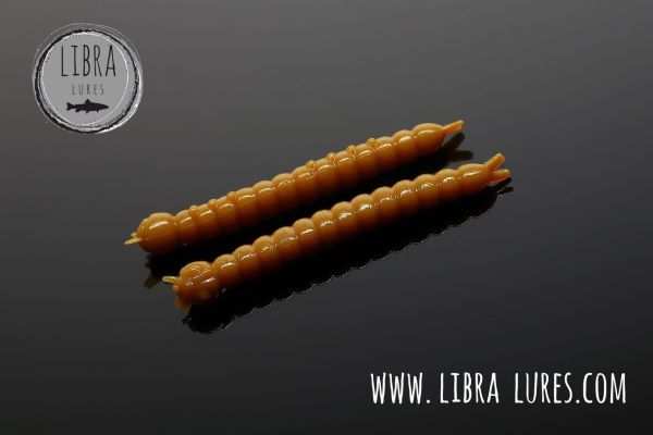 LIBRA Lures Slight Worm 38 mm #036 Coffee Milk Cheese