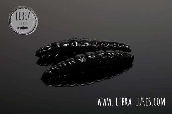 Libra Lures Larva 35 mm #040 Black - Cheese