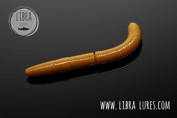 LIBRA Lures Fatty D’Worm 65 mm #036 Coffee Milk - Garlic