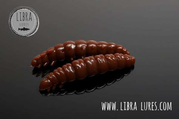 LIBRA Lures Larva 35 mm #038 Brown - Cheese