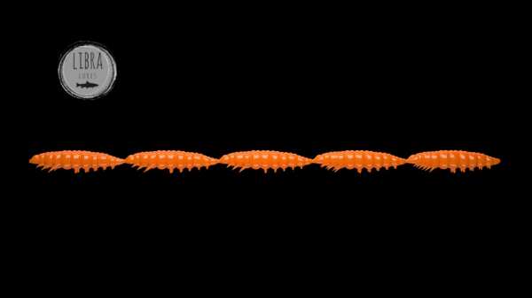 Libra Lures Larva Multi 25 mm #011 Hot Orange - Cheese