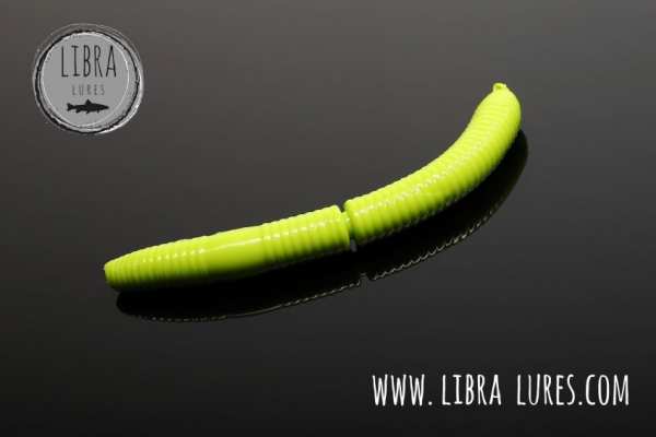 LIBRA Lures Fatty D’Worm 65 mm #027 Apple Green Cheese