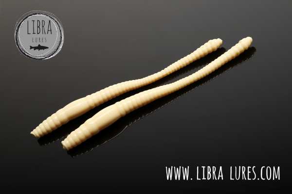 LIBRA Lures Dying Worm 70 mm #005 - Cheese - Cheese