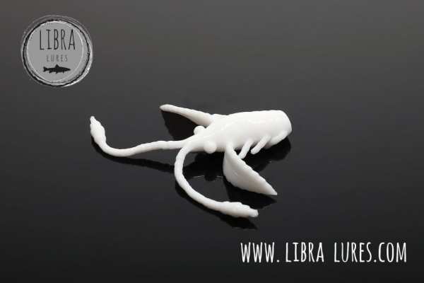 LIBRA Lures Pro Nymph 18 mm #001 White - Cheese