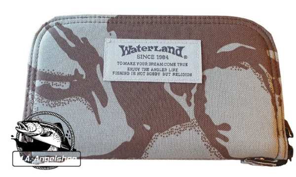 Waterland Spoon Wallet L Beige Camoflage