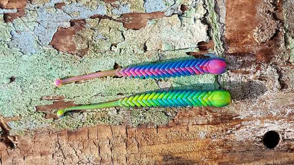 ProBaits Rattle Snake 80 mm - Multi Colour - Knoblauch