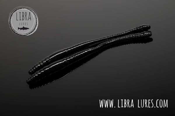 LIBRA Lures Dying Worm 70 mm #040 Black