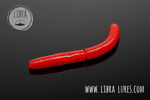 LIBRA Lures Fatty D’Worm 65 mm #021 Red Cheese
