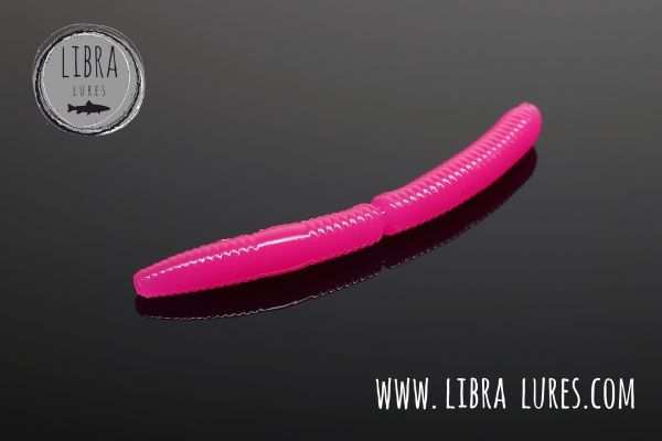 LIBRA Lures Fatty D’Worm 65 mm #019 Hot Pink Limited Edition Cheese