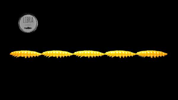 Libra Lures Larva Multi 25 mm #008 Dark Yellow - Cheese