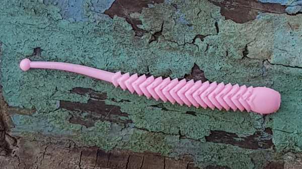 ProBaits Rattle Snake 80 mm - Rosa - Knoblauch