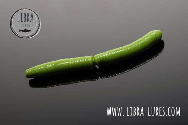 Libra Lures Fatty D’Worm 65 mm #031 Olive - Cheese
