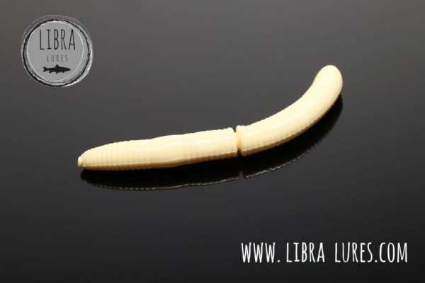 LIBRA Lures Fatty D’Worm 65 mm #005 Cheese Cheese